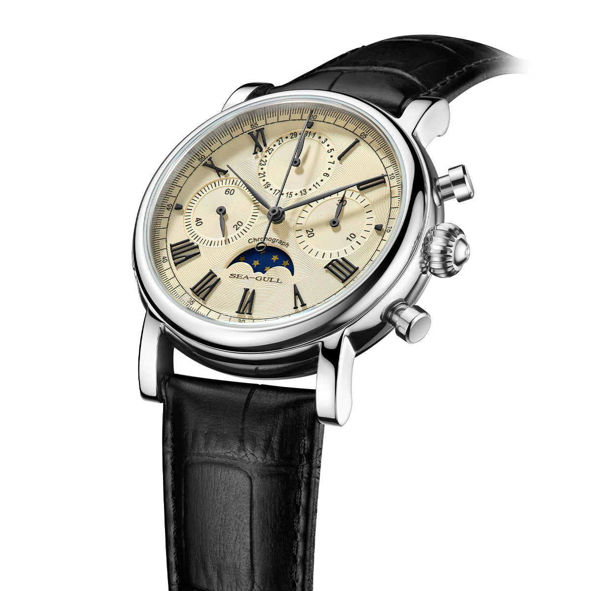 Moon Phase | Complete Calendar Chronograph | 41mm