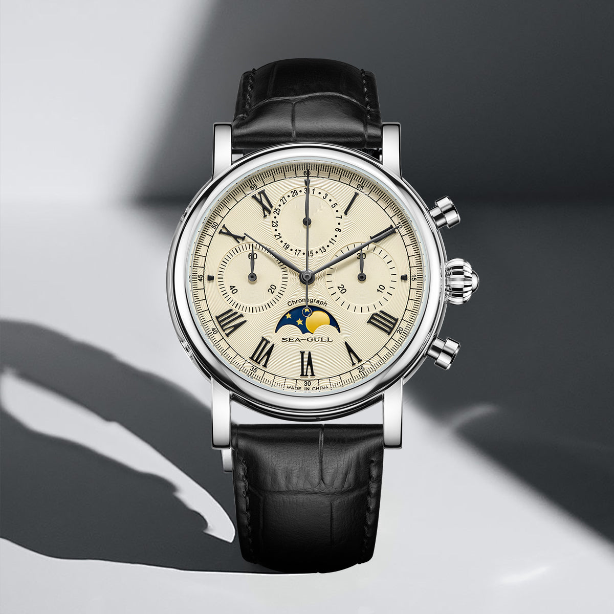 Moon Phase | Complete Calendar Chronograph | 41mm