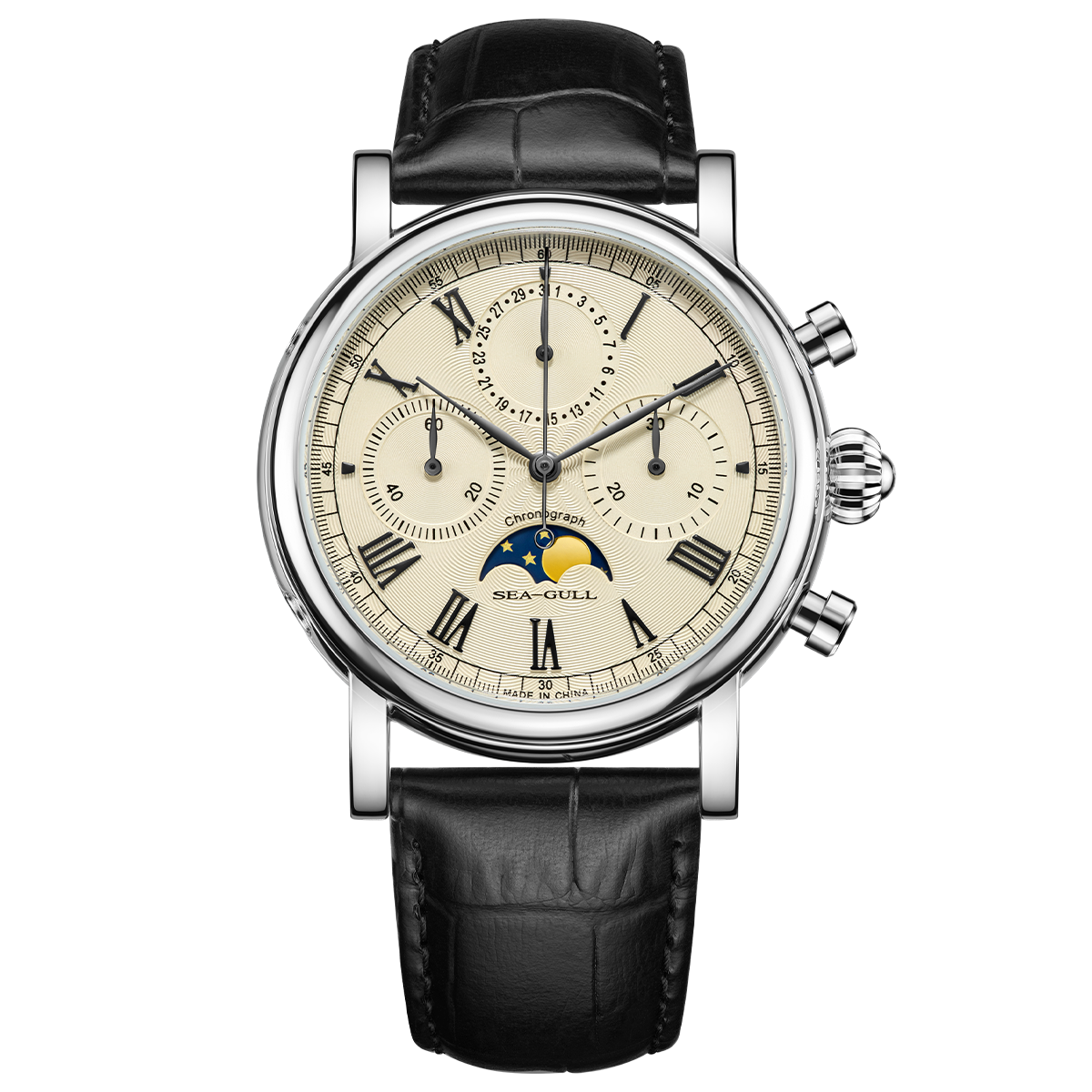 Moon Phase | Complete Calendar Chronograph | 41mm