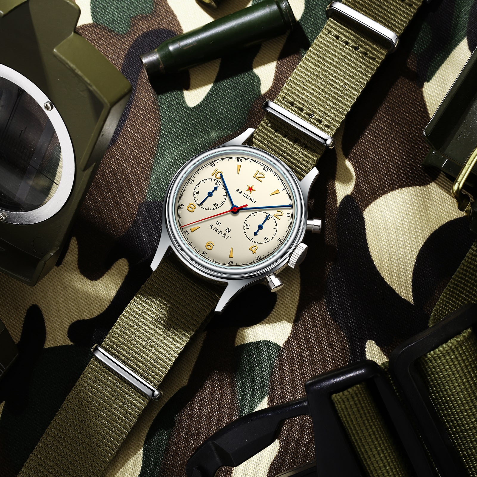 1963 International Edition | Vintage Pilot Chronograph | 37.4mm
