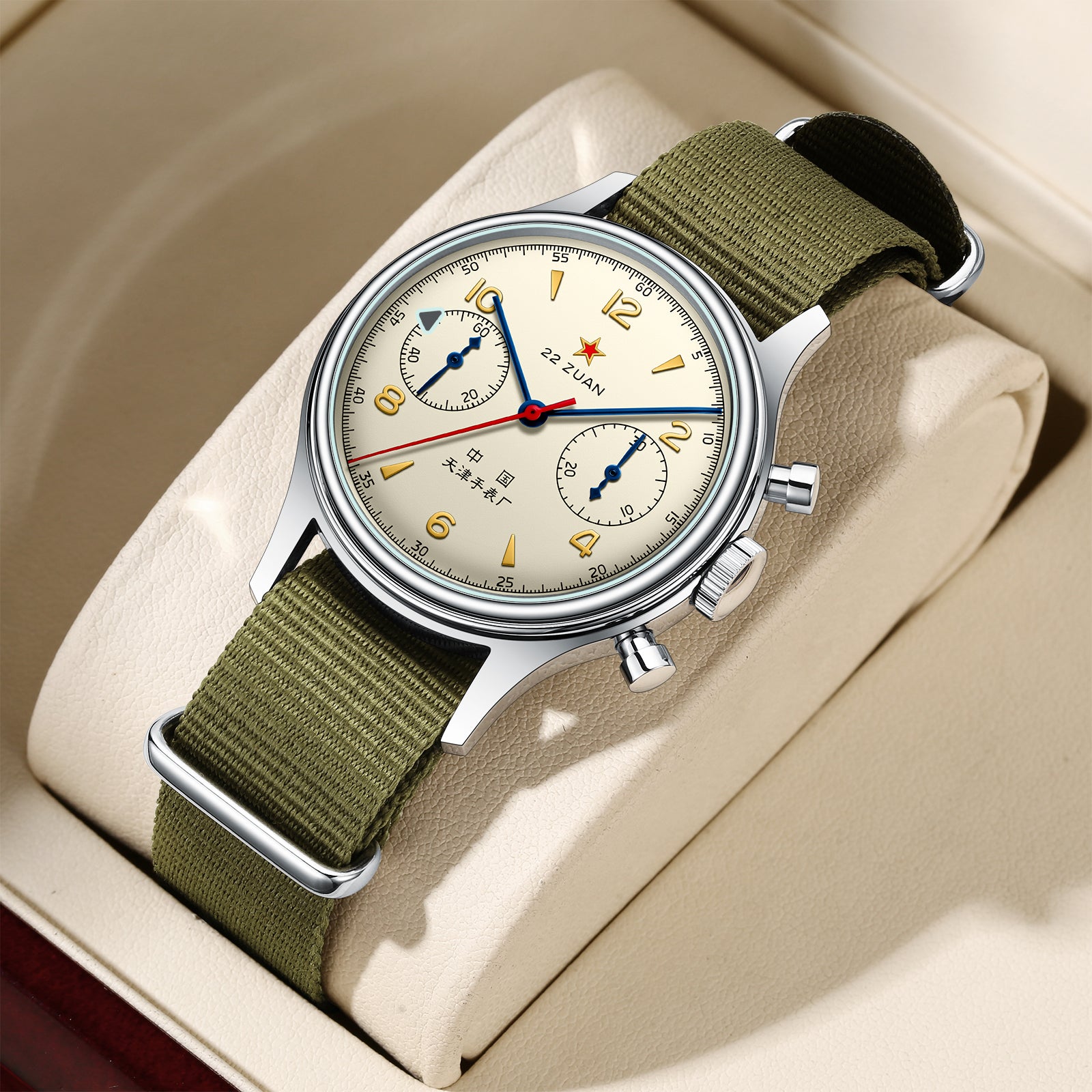 1963 International Edition | Vintage Pilot Chronograph | 37.4mm