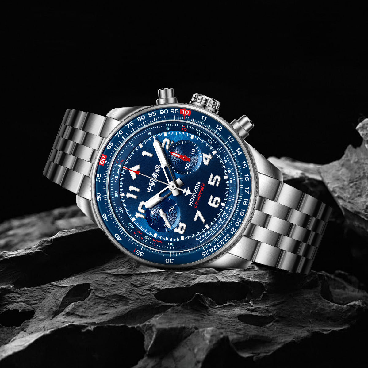 Panda Pilot | Horizon Series | Tachymeter Chronograph